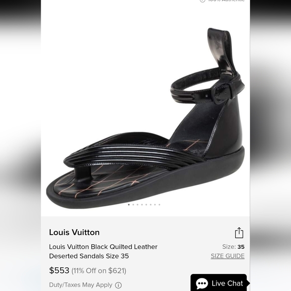 Louis Vuitton sandals - Picture 3 of 4